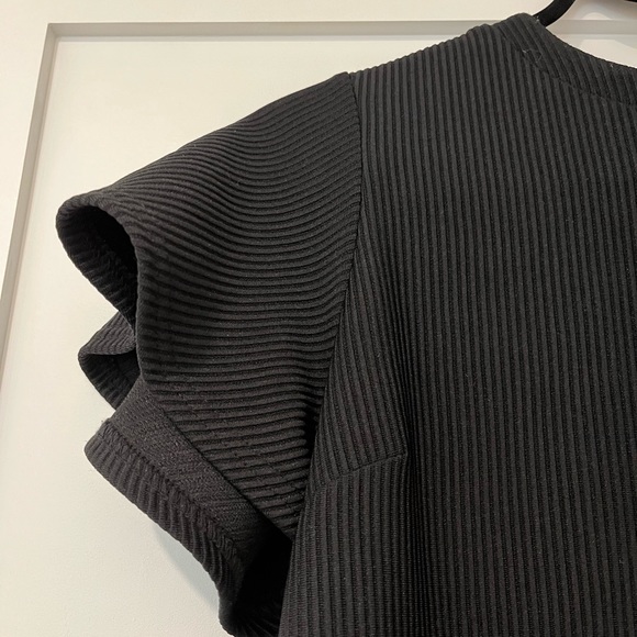 Black Ribbed ASOS Dress - Picture 5 of 7